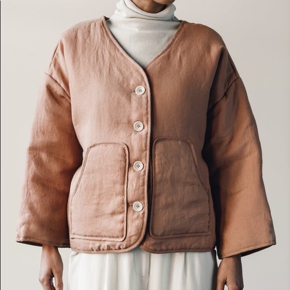 OZMA Jackets & Blazers - OZMA Wolfe Coat Rose Medium